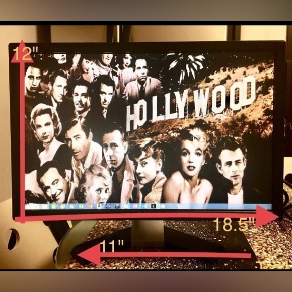 DELL 19'' MONITOR WITH POWER CABLES - Picture 3 of 4